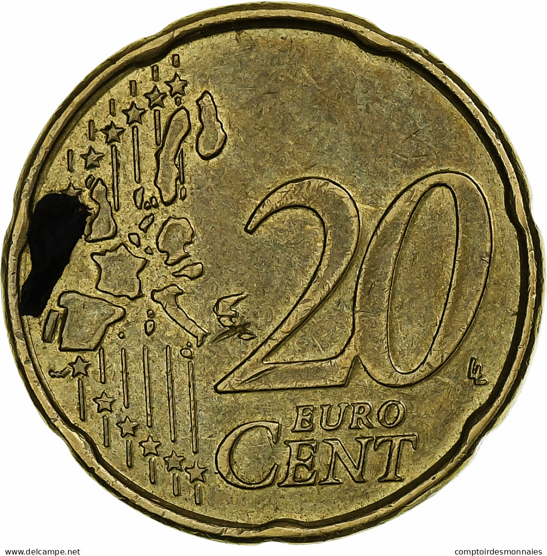 Belgique, Albert II, 20 Euro Cent, 2004, Bruxelles, Laiton, TTB, KM:228 - België