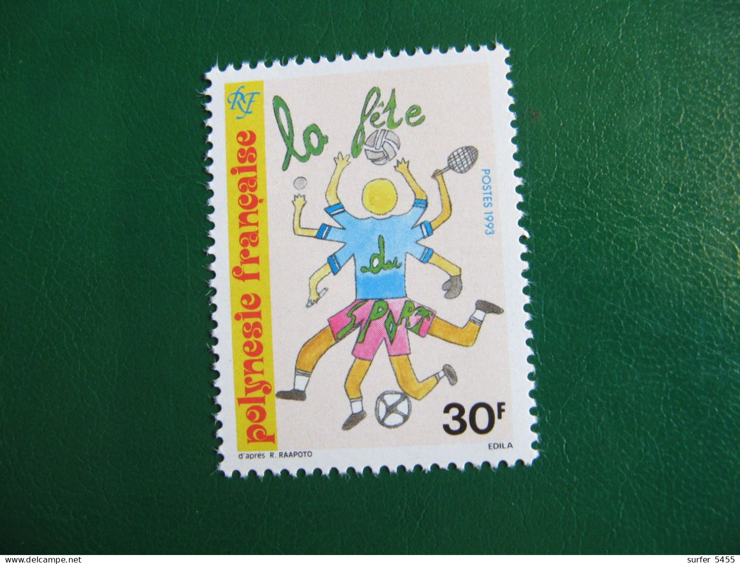 P0LYNESIE YVERT PO ORDINAIRE N° 436 TIMBRE NEUF ** LUXE - MNH - SERIE COMPLETE - COTE 1,10 EURO - Ungebraucht