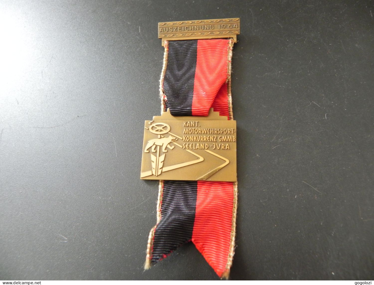 Old Shooting Medal Medaille Schweiz Suisse Svizzera Switzerland - Auszeichnung Motorwehrsport Konkurrenz Bern 1964 - Altri & Non Classificati