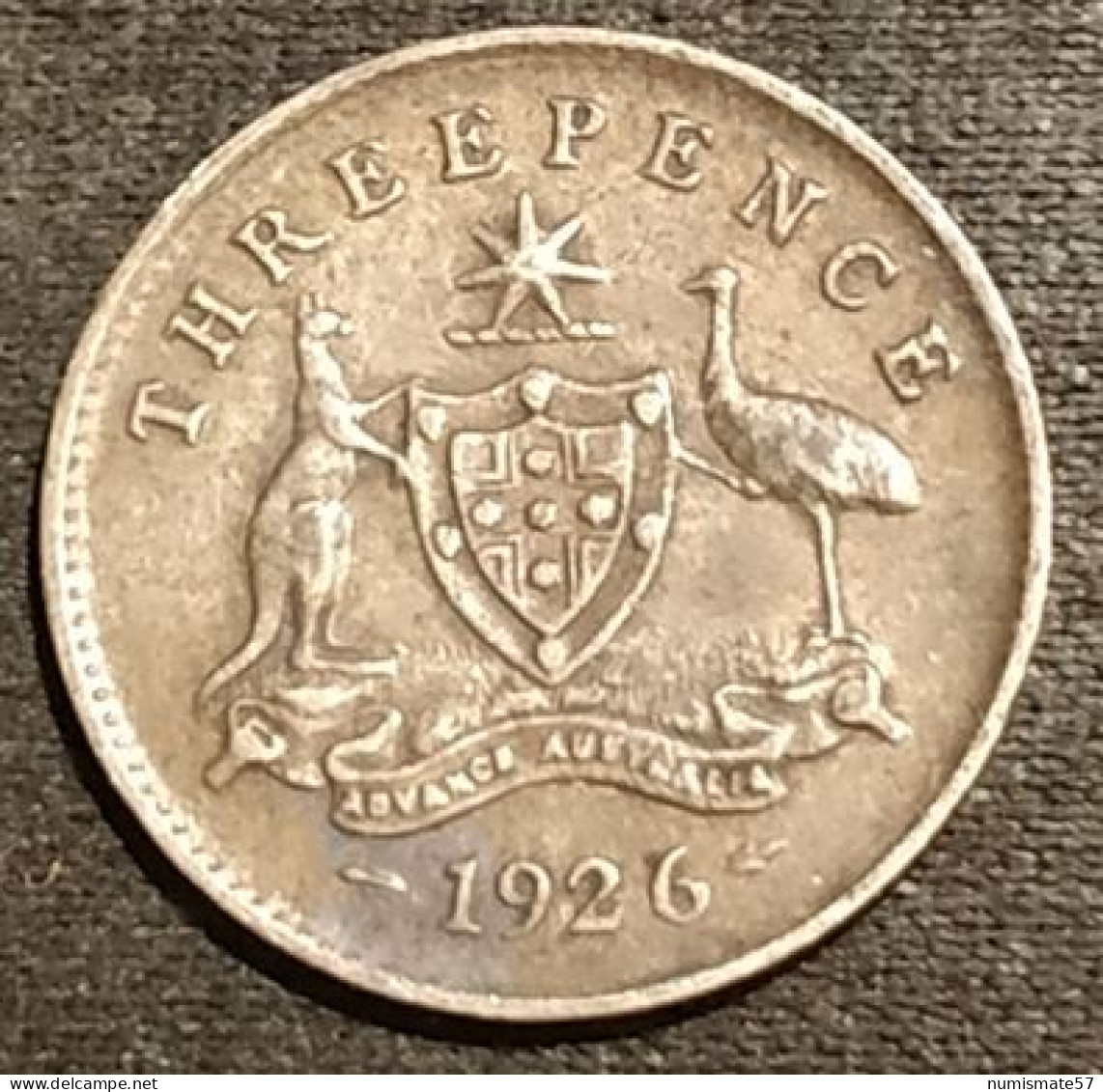 AUSTRALIE - AUSTRALIA - 3 PENCE 1926 - Argent - Silver - George V - KM 24 - Threepence