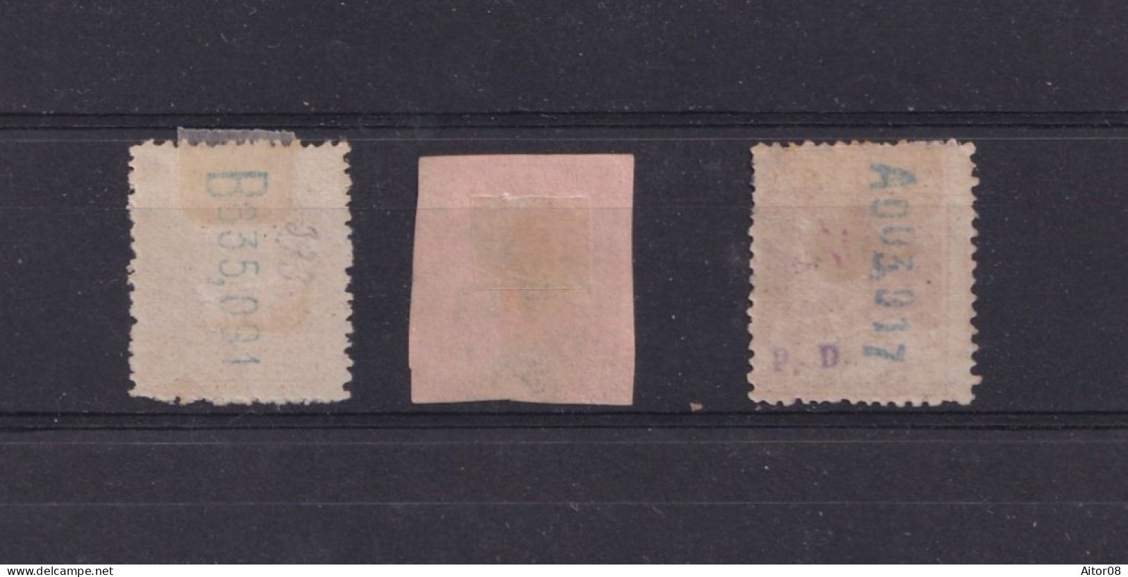 PETIT LOT DE TIMBRES NEUF* ET OBLITERES. ANNEES 1870/1899. LE 4 PESETAS COLECTION PRIVEE.A VOIR - Used Stamps