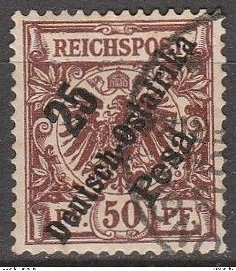 Deutsch OstAfrika   .    Michel   .    10       .     O        .    Gestempelt - German East Africa