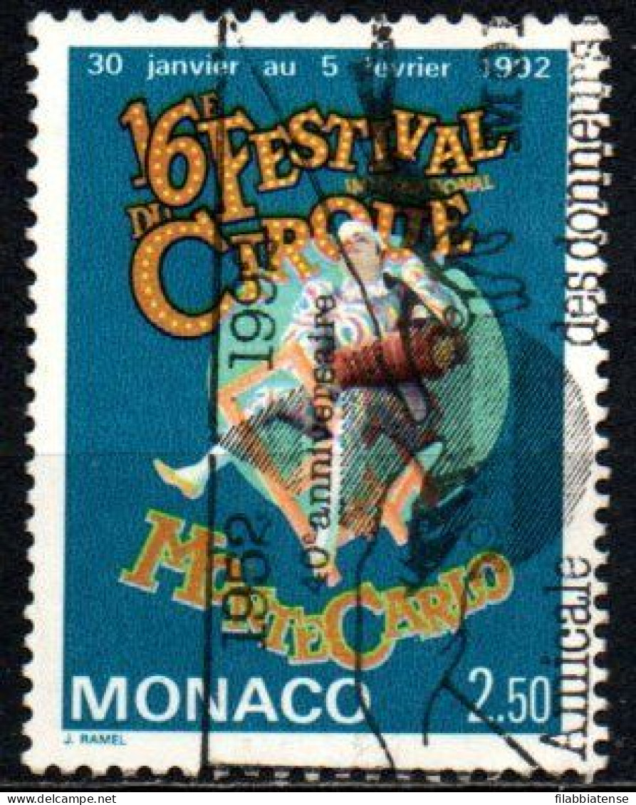 1992 - Monaco 1810 Festival Del Circo   ++++++ - Gebraucht