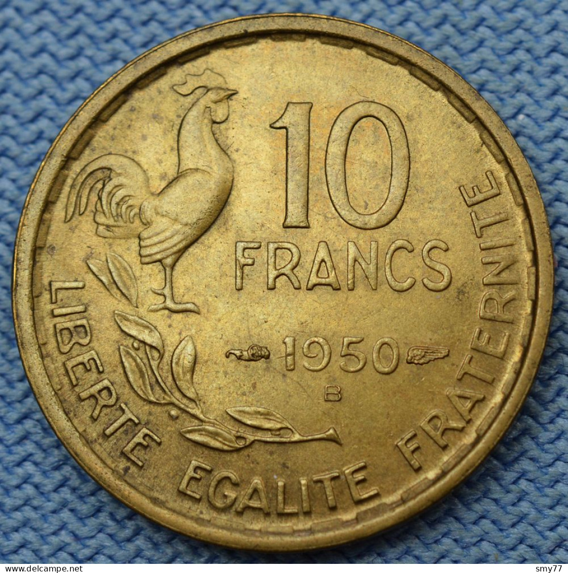 France • 10 Francs 1950 B • SUP - SPL / AU58 • Guiraud • [24-506] - 10 Francs