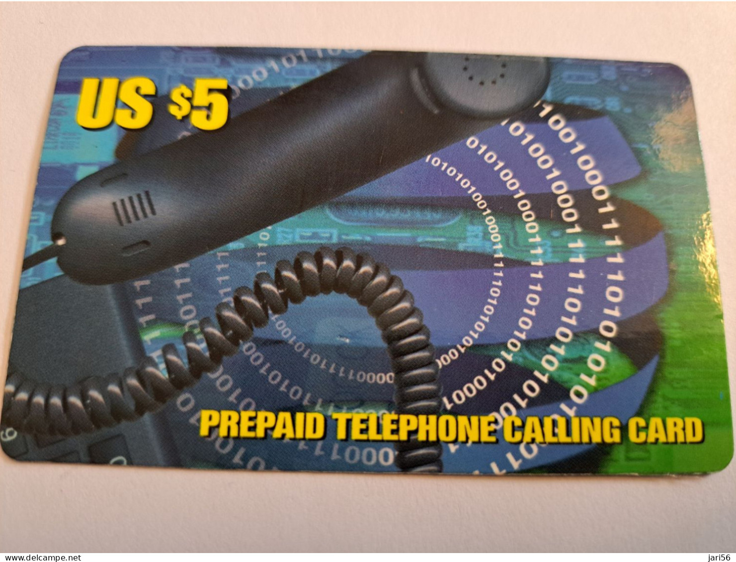 SURINAME US $ 5,-     PREPAID / TELESUR  /  TELEPHONE HORN  /      / FINE USED CARD            **16429** - Suriname