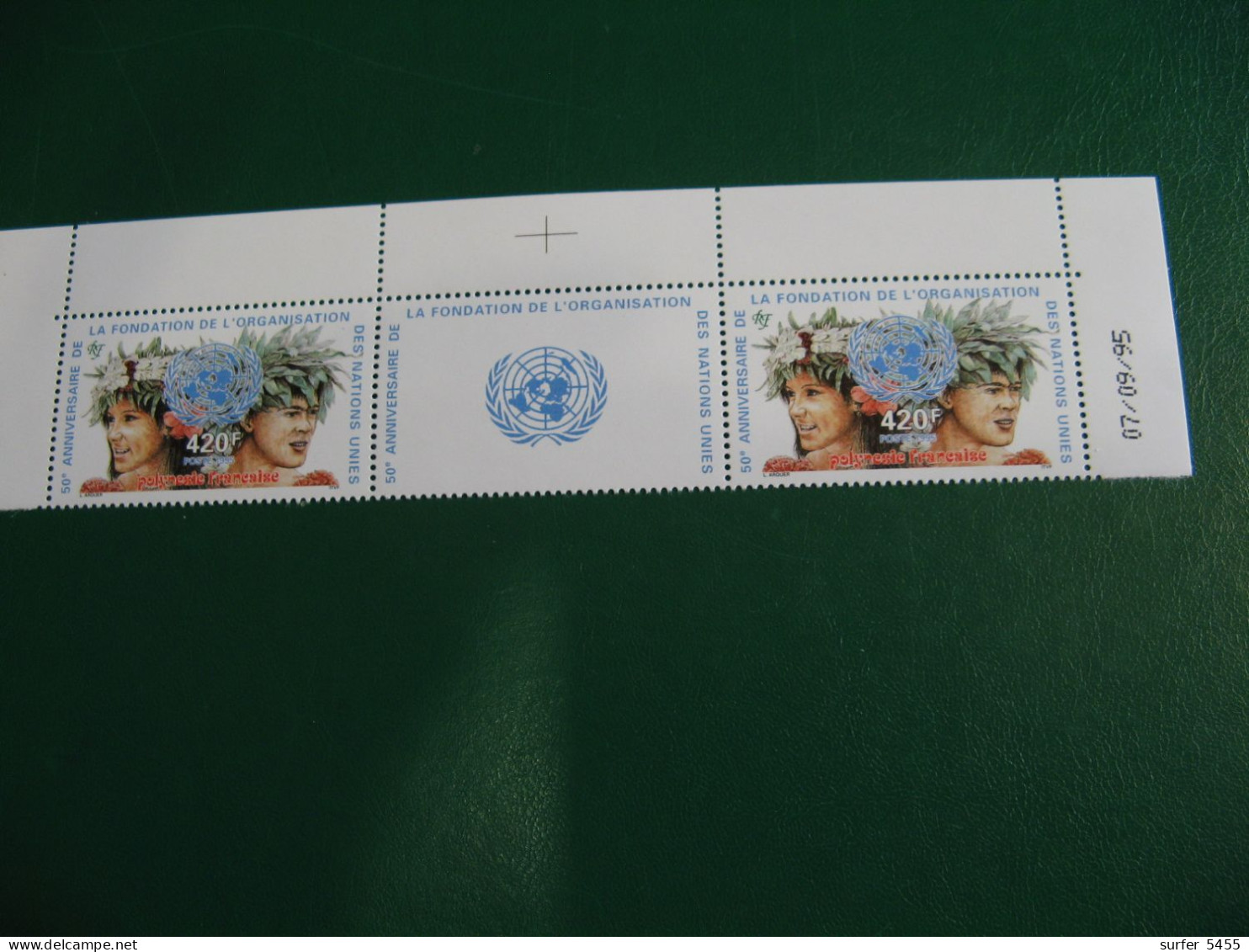 P0LYNESIE YVERT PO ORDINAIRE N° 493A TIMBRES NEUFS ** LUXE - MNH - SERIES COMPLETES - COTE 23,00 EUROS - Ungebraucht