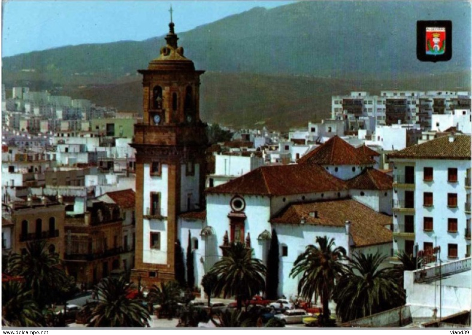 ALGECIRAS. -  Vue Aérienne De La Place Du Généralissimo - Cádiz