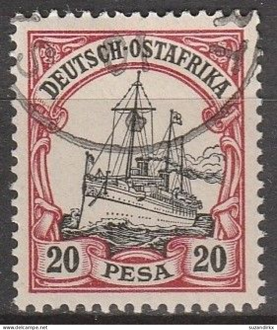 Deutsch OstAfrika   .    Michel   .    16       .     O        .    Gestempelt - German East Africa