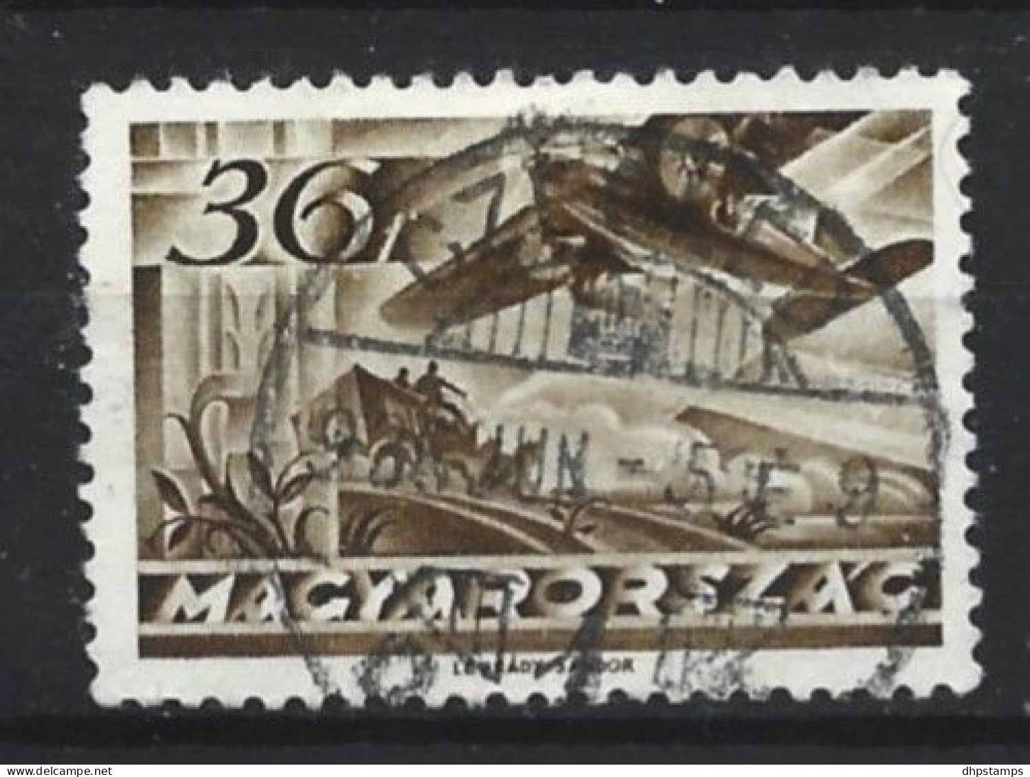 Hungary 1936  Aviation  Y.T.  A37  (0) - Used Stamps