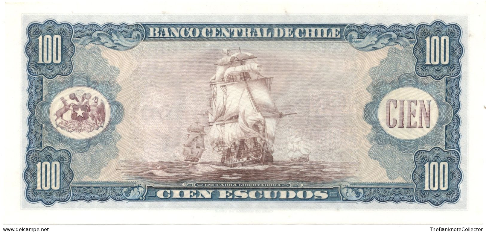 Chile 100 Escudo 1975 P-141 UNC - Chile