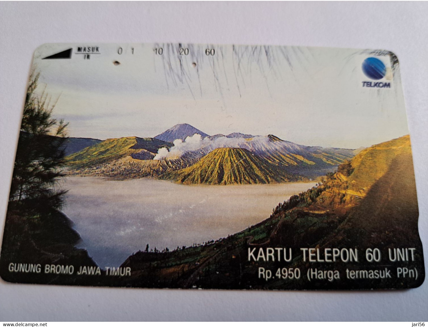 INDONESIA MAGNETIC/TAMURA  60  UNITS /  GUNUNG BROMO JAWA TIMUR           MAGNETIC   CARD    **16433** - Indonesien