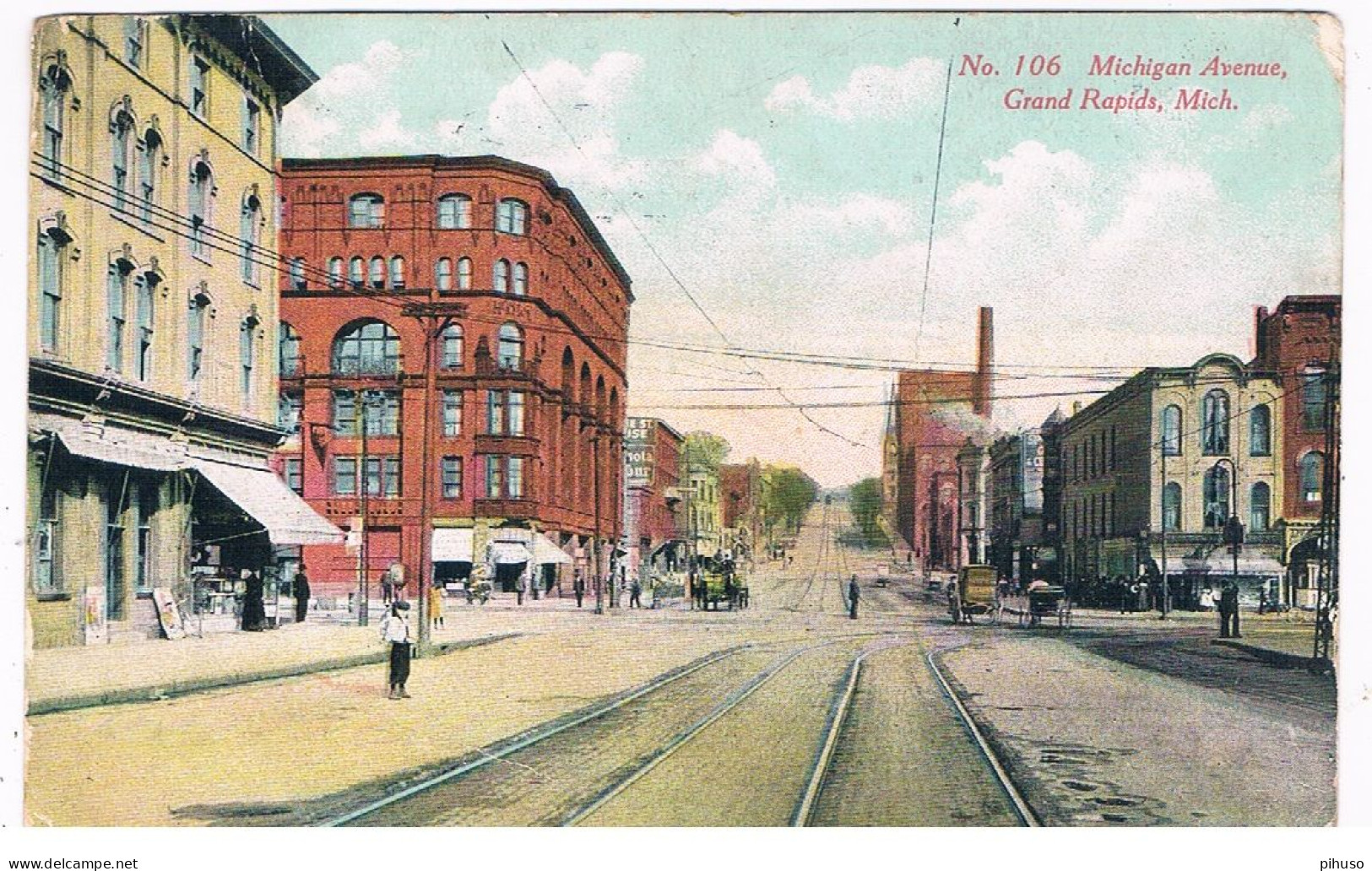 AM-325  GRAND RAPIDS : Michigan Avenue - Grand Rapids