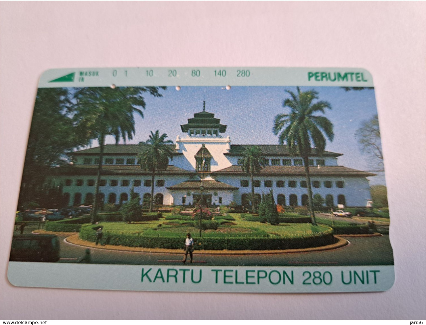 INDONESIA MAGNETIC/TAMURA  280  UNITS /  BUILDING          MAGNETIC   CARD    **16434** - Indonesia