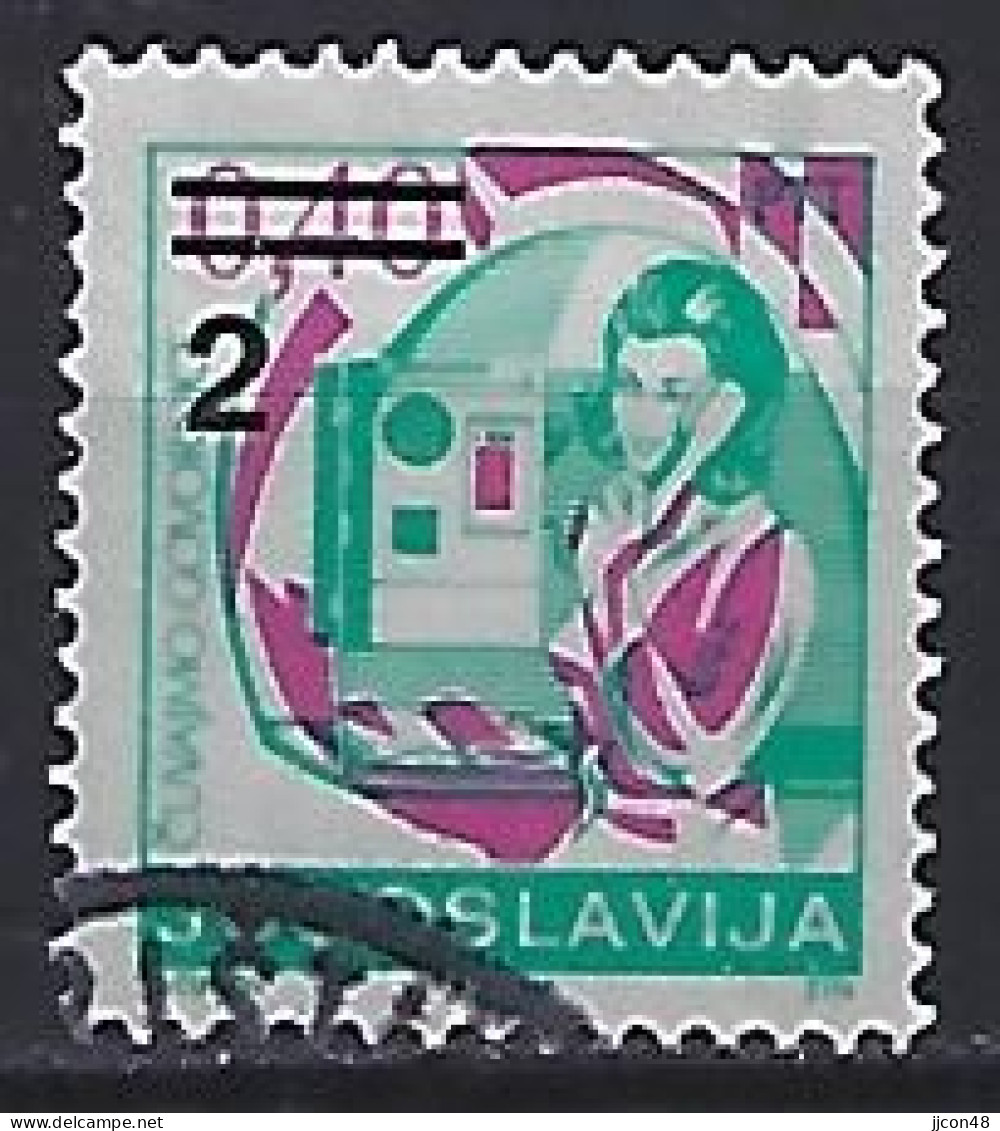 Jugoslavia 1990  Postdienst (o) Mi.2442 A (type I) - Used Stamps