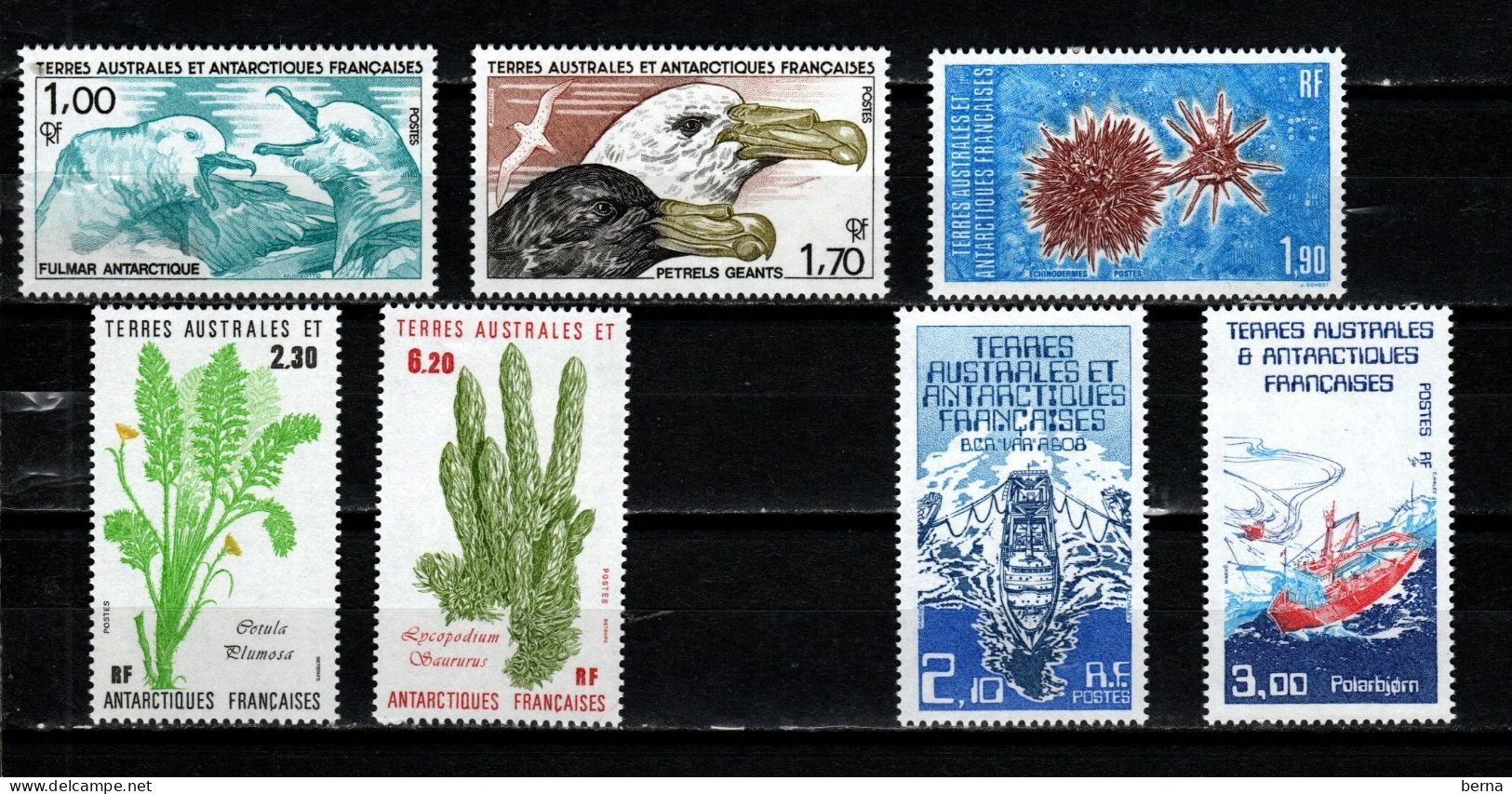 TAAF 1986 ANNEE COMPLETE 115/121  LUXE NEUF SANS CHARNIERE - Años Completos