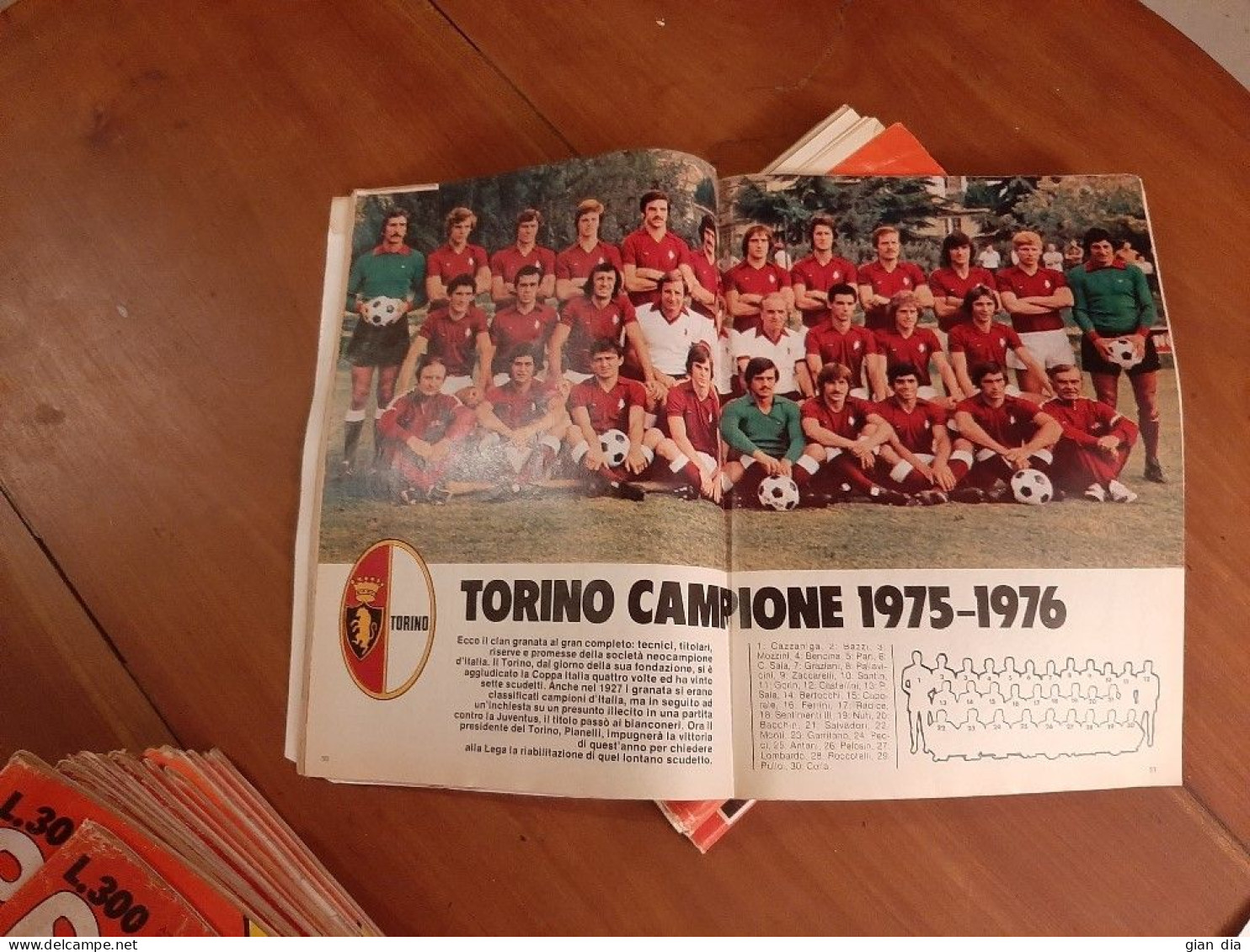 CORRIERE DEI RAGAZZI.Corsera.1976.Lotto di 24.Inserti.MANARA. MANIFESTI SQUADRE CALCIO .SEQUENZA