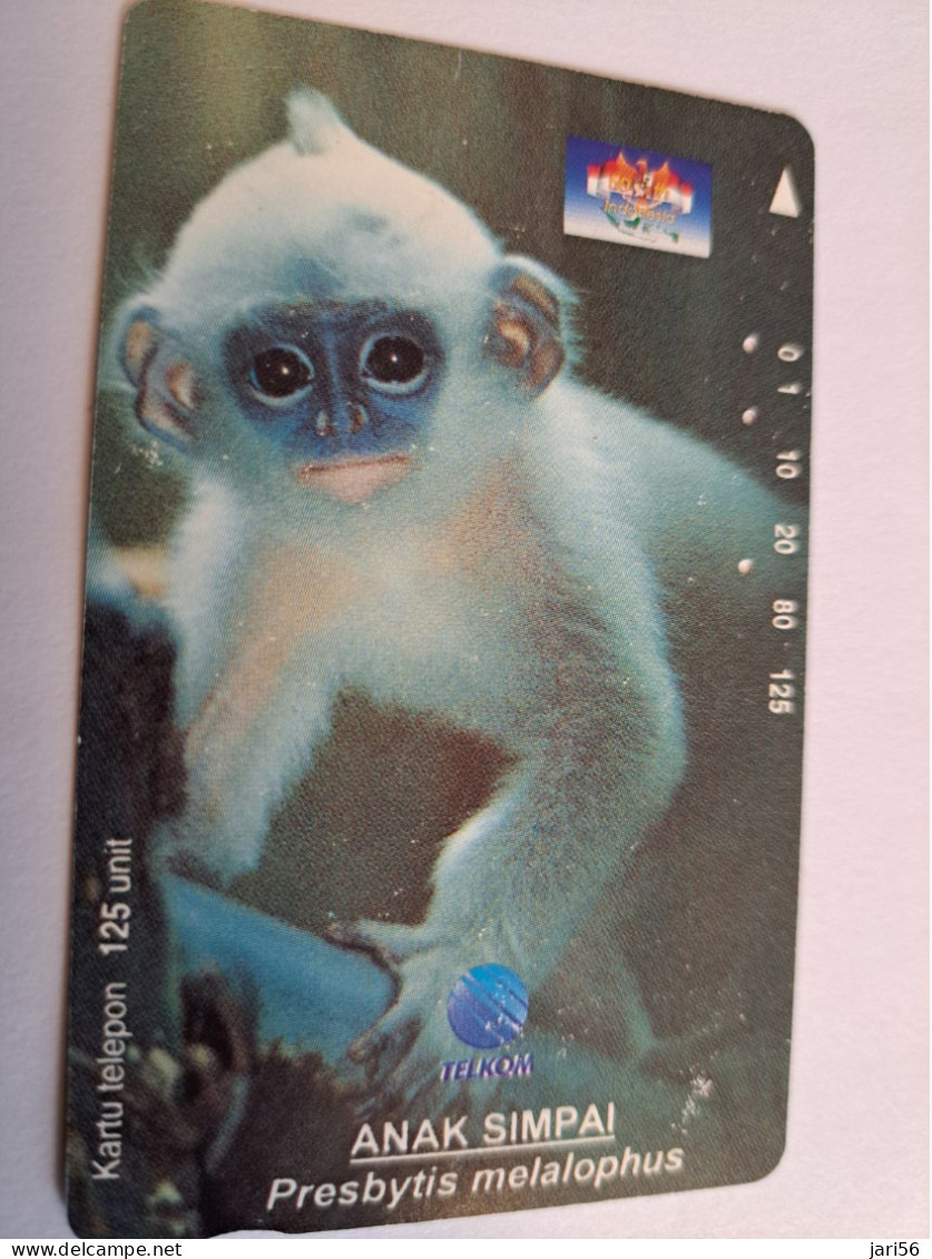 INDONESIA MAGNETIC/TAMURA  125  UNITS /  ANAK SIMPAI / APE      MAGNETIC   CARD    **16439** - Indonesia