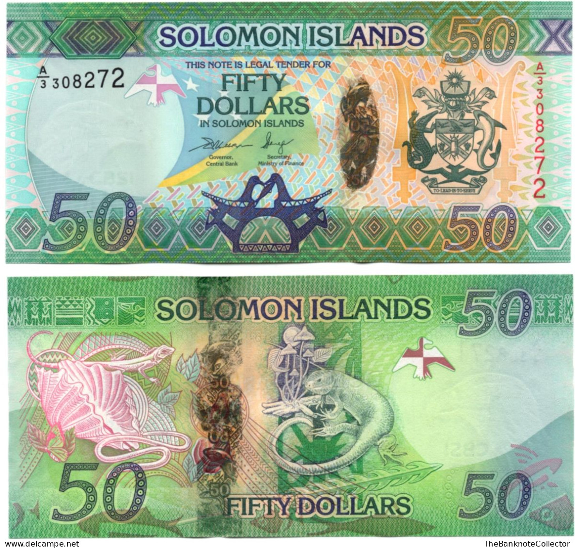 Solomon Islands 50 Dollars ND 2015 P-35 UNC Hybrid Polymer - Solomon Islands