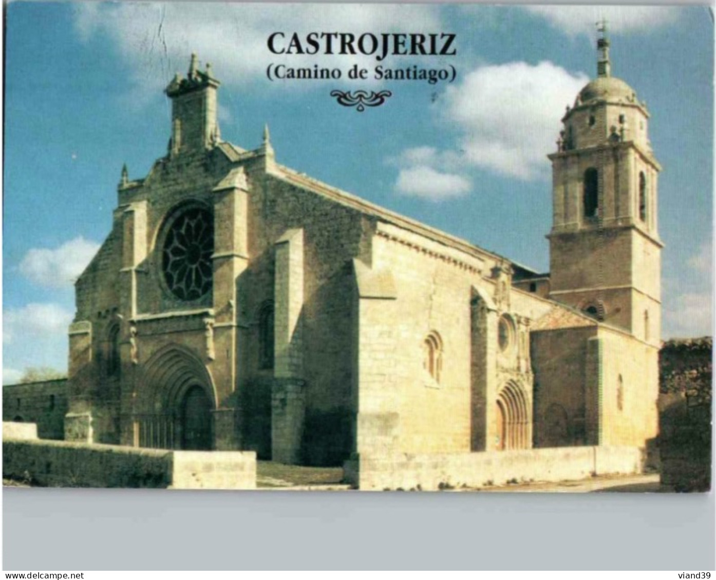 CASTROJERIZ. Camino De Santiago. -  Vista General De La Colegiata - Other & Unclassified