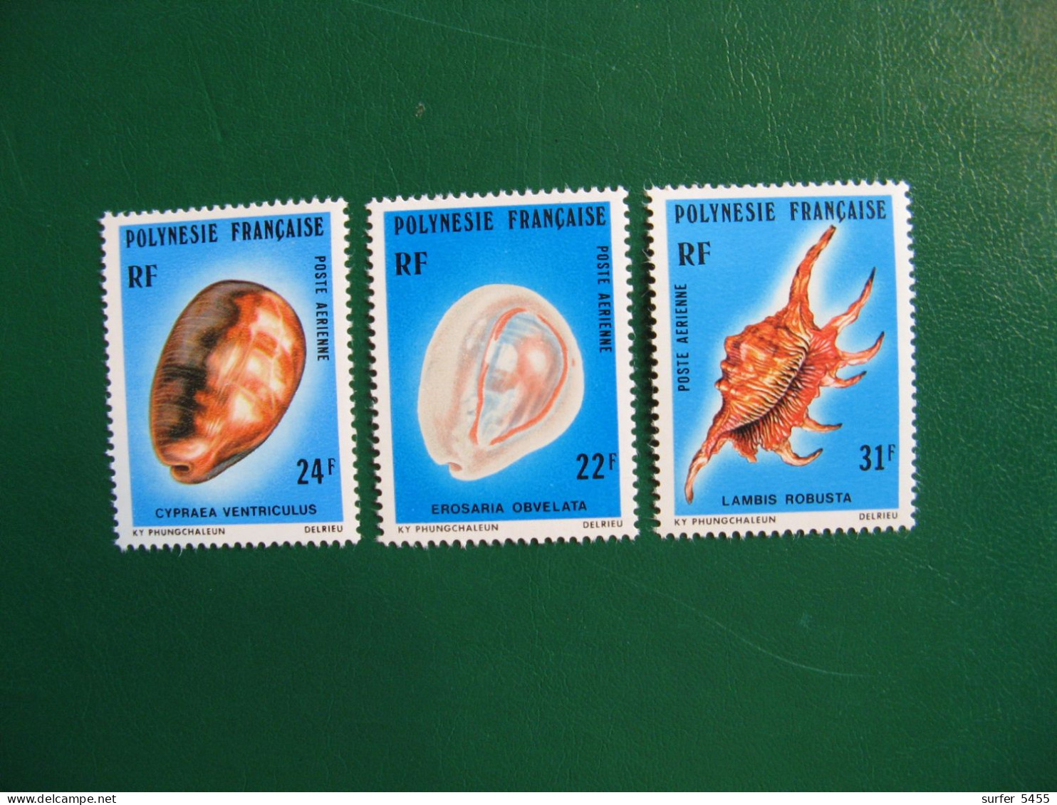 P0LYNESIE PO AERIENNE N° 132/134 TIMBRES NEUFS ** LUXE - MNH - SERIE COMPLETE - COTE 8,30 EUROS - Neufs