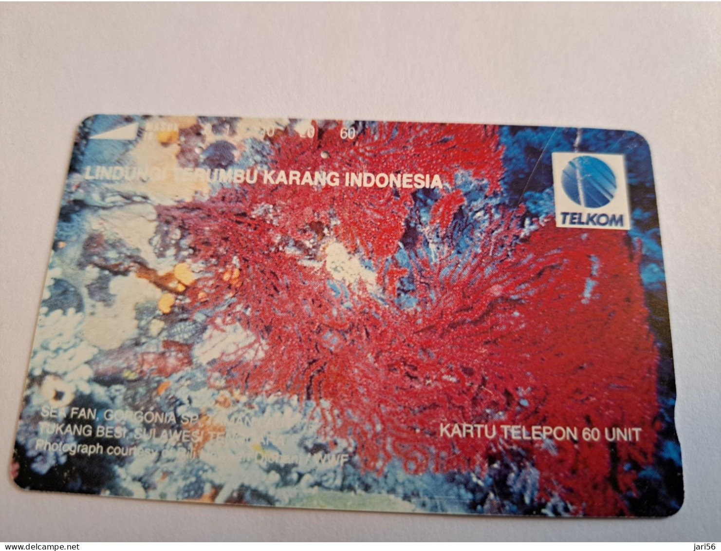 INDONESIA MAGNETIC/TAMURA  60  UNITS /  KORAL    MAGNETIC   CARD    **16447** - Indonesia