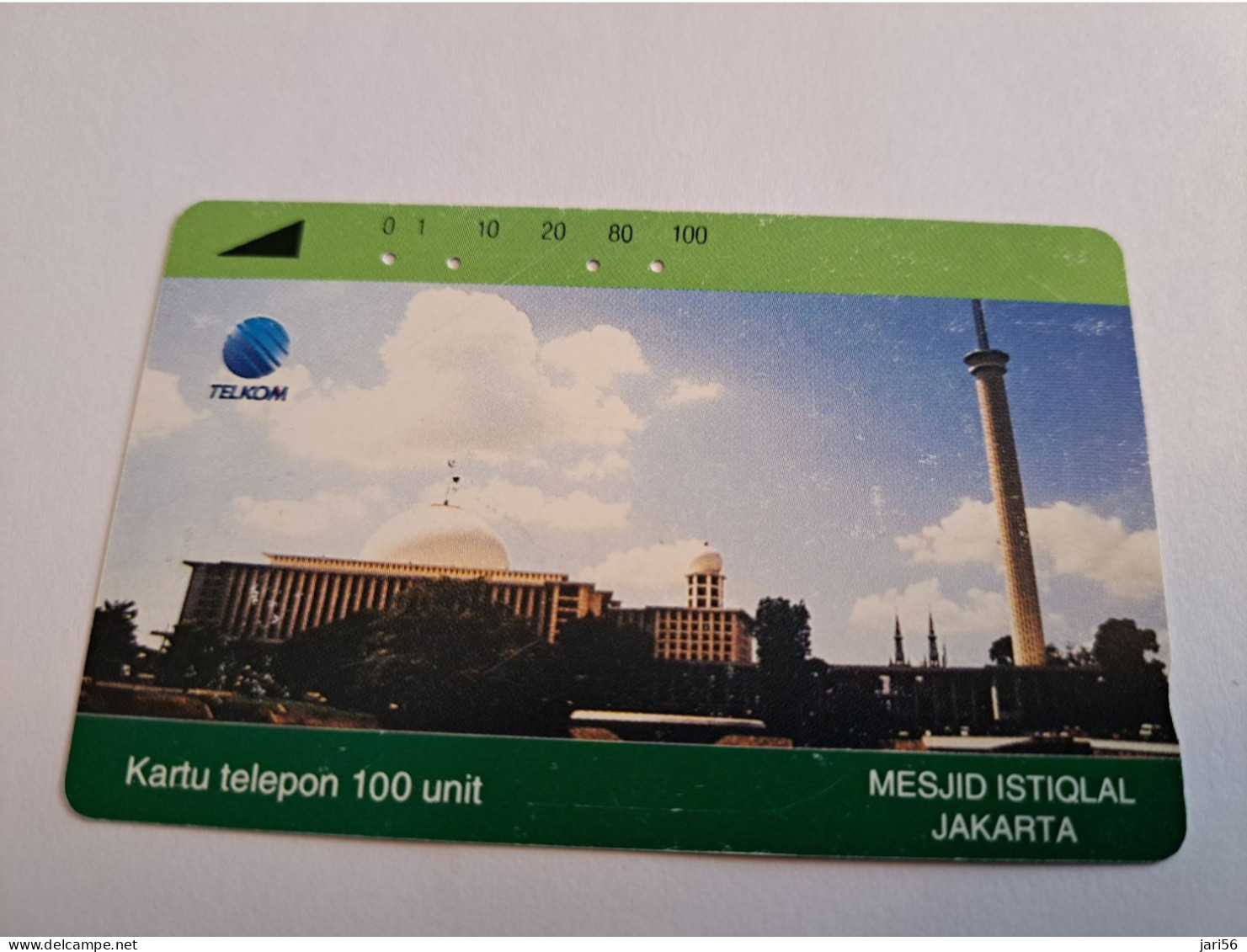 INDONESIA MAGNETIC/TAMURA  100  UNITS /  MESJID ISTIQLAL JAKARTA     MAGNETIC   CARD    **16448** - Indonesia