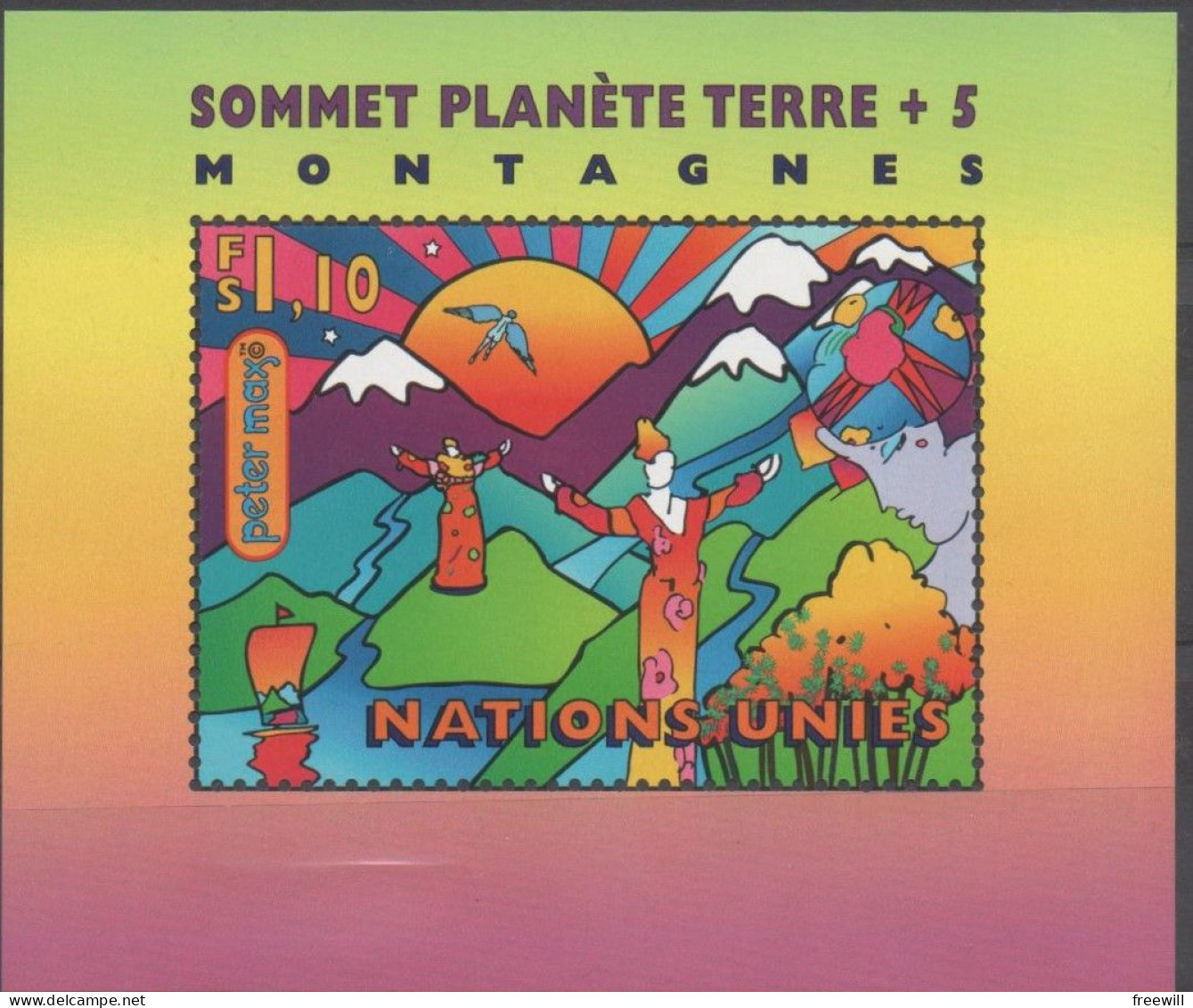 Nations Unies Genève Planète Terre XXX 1997 - Blocks & Sheetlets