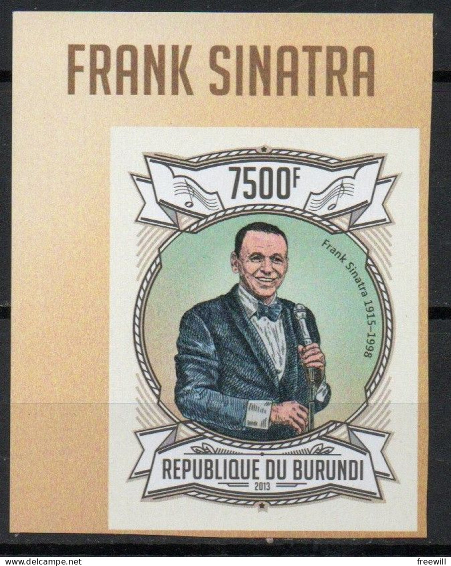 Burundi 2013 Frank Sinatra XXX - Blocs-feuillets