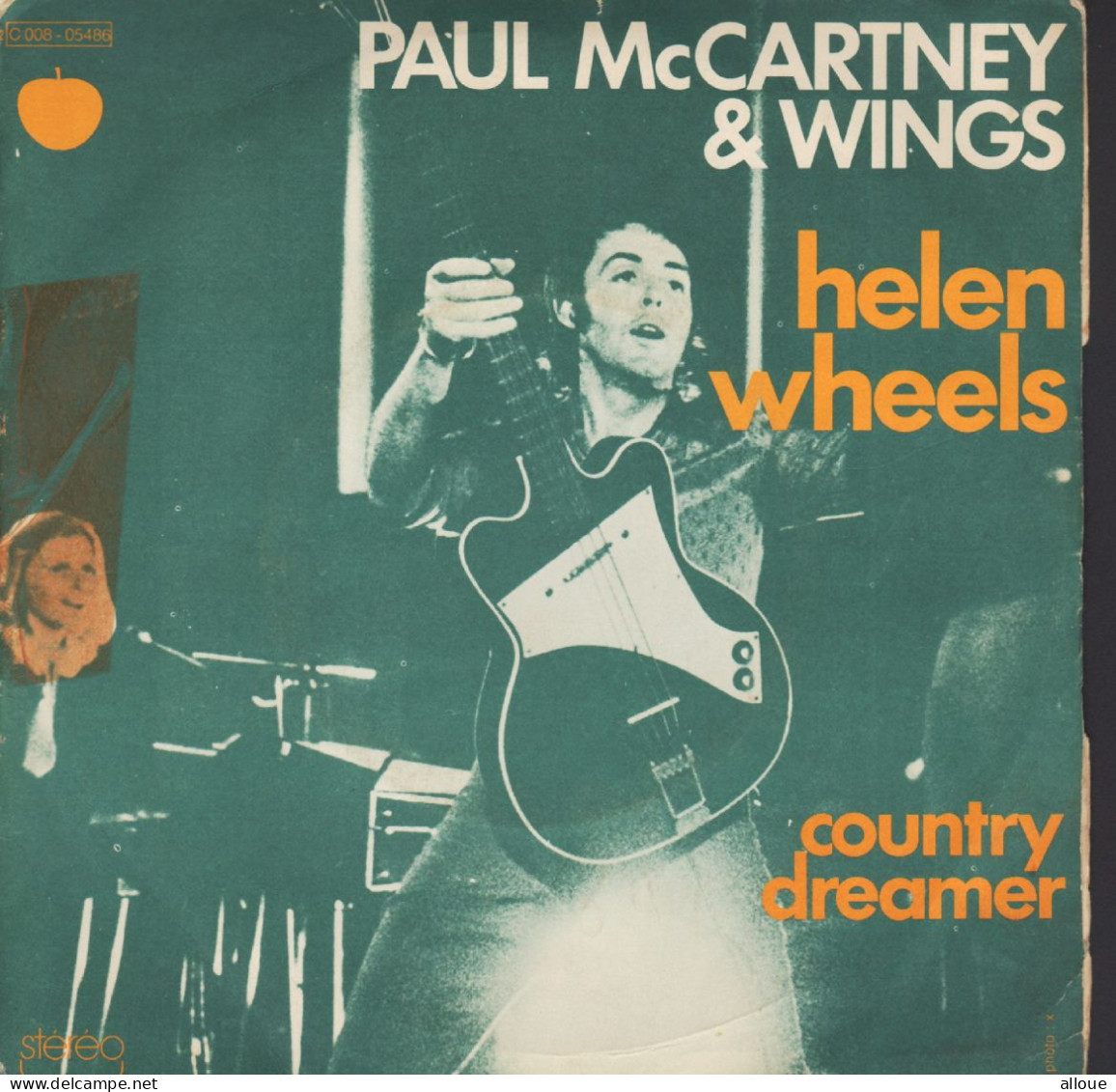 PAUL McCARTNEY & WINGS - FR SG - HELEN WHEELS + 1 - Rock