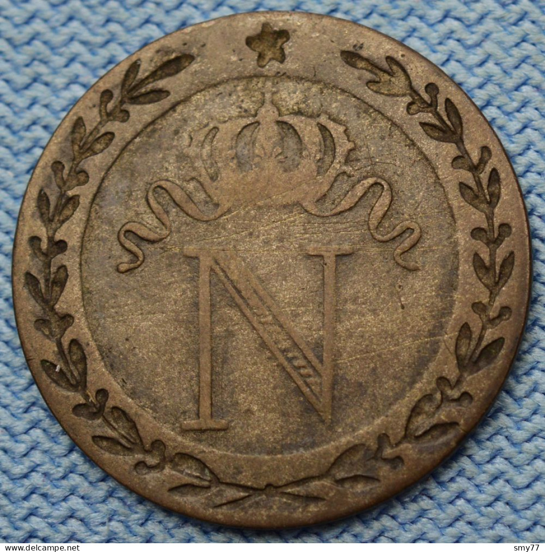 France • 10 Centimes 1809 A • N Couronné • [24-509] - 10 Centimes