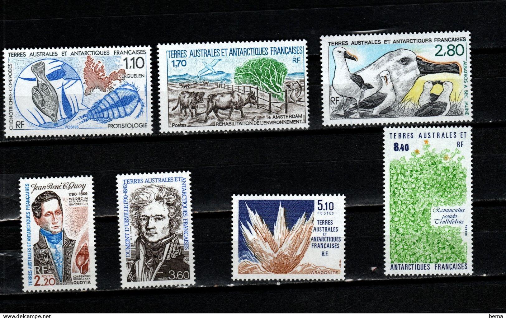 TAAF 1990 ANNEE COMPLETE 148/154 LUXE NEUF SANS CHARNIERE - Años Completos