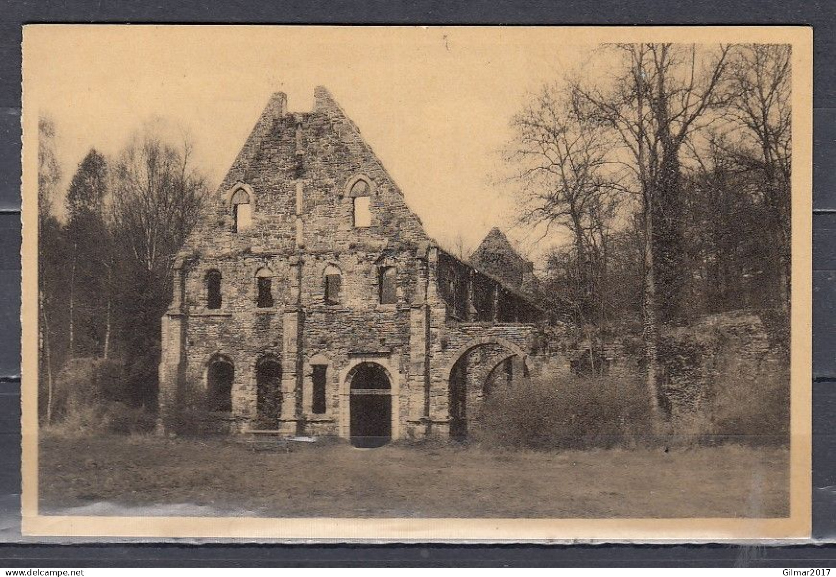 Postkaart Van Charleroi 1 Naar Ottignies Met Langstempel Villers-La-Ville - Griffes Linéaires