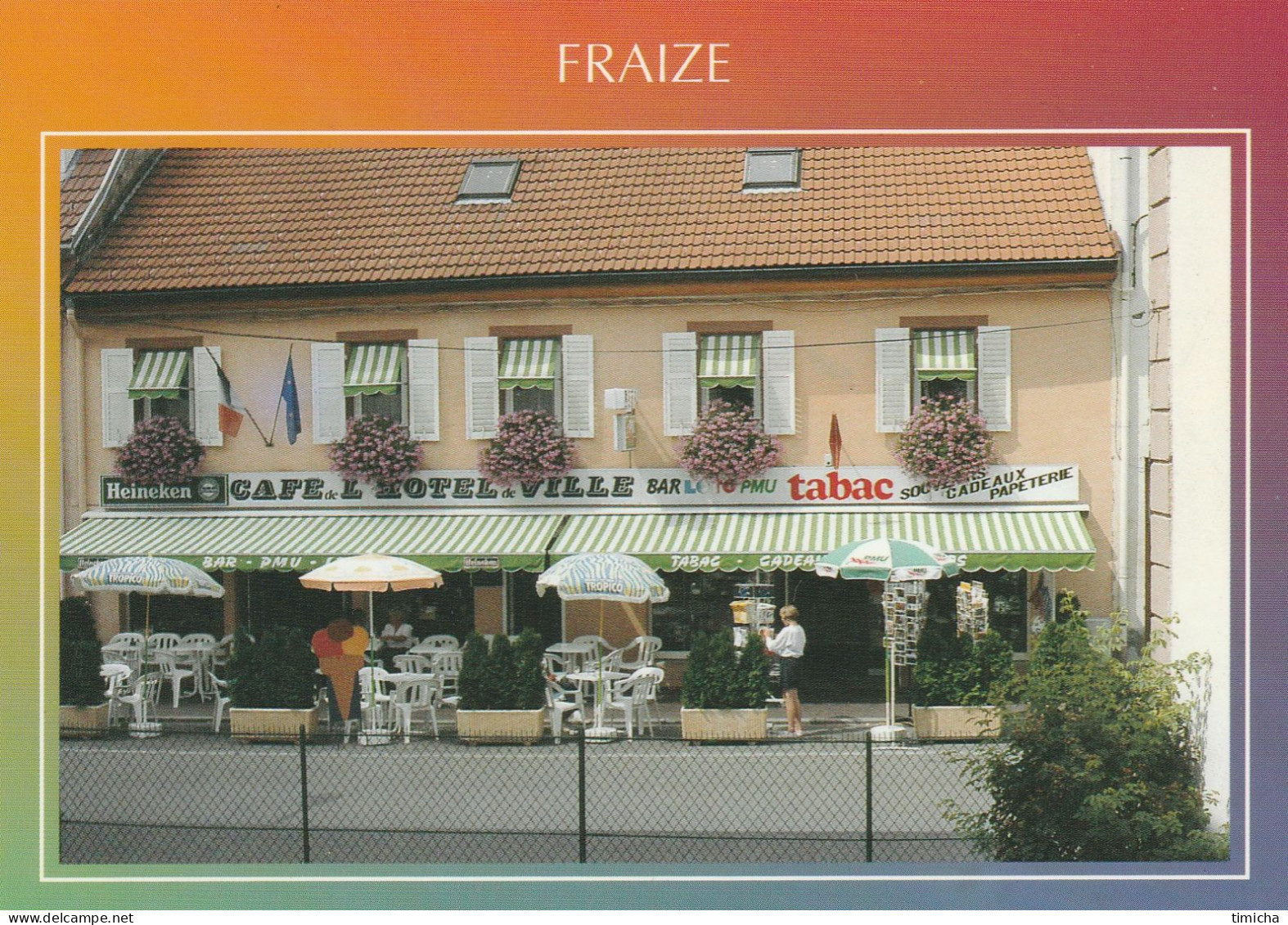 (32)   FRAIZE - Café De L' Hôtel De Ville - Fraize