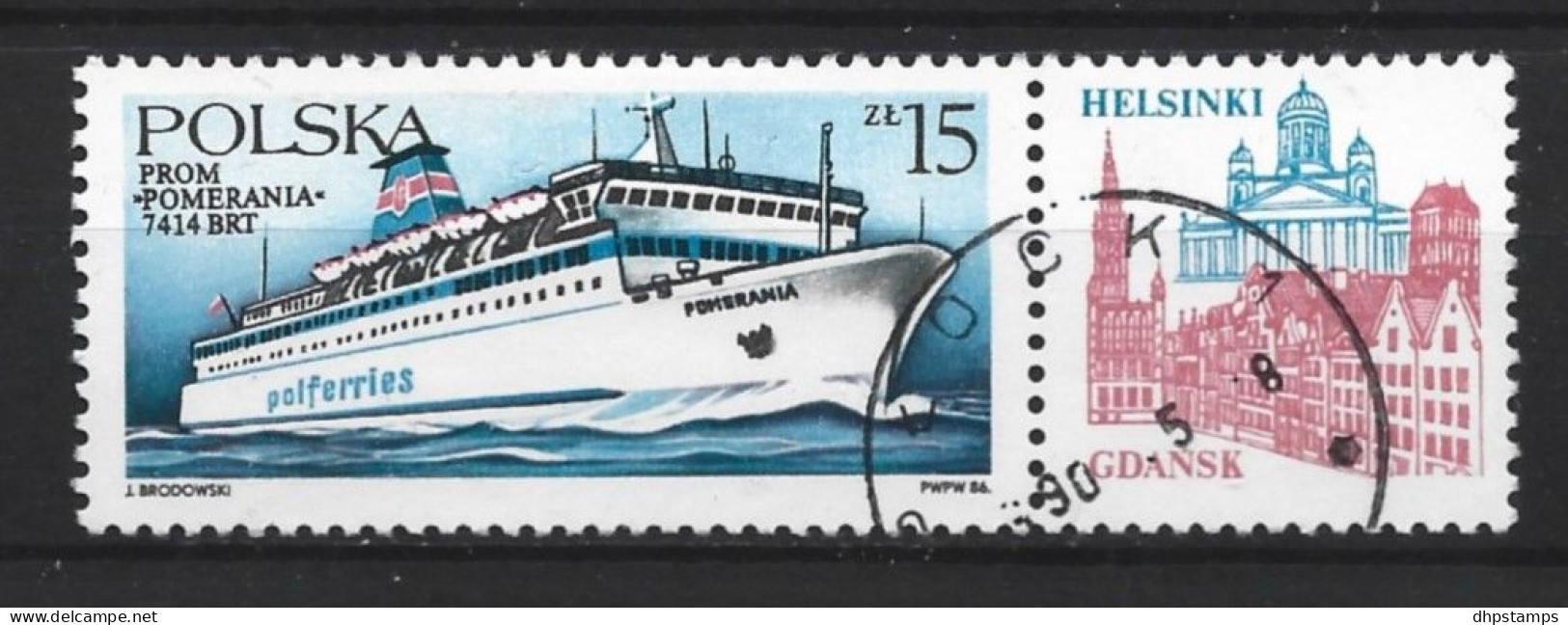 Polen 1986 Ship  Y.T. 2841 (0) - Gebruikt