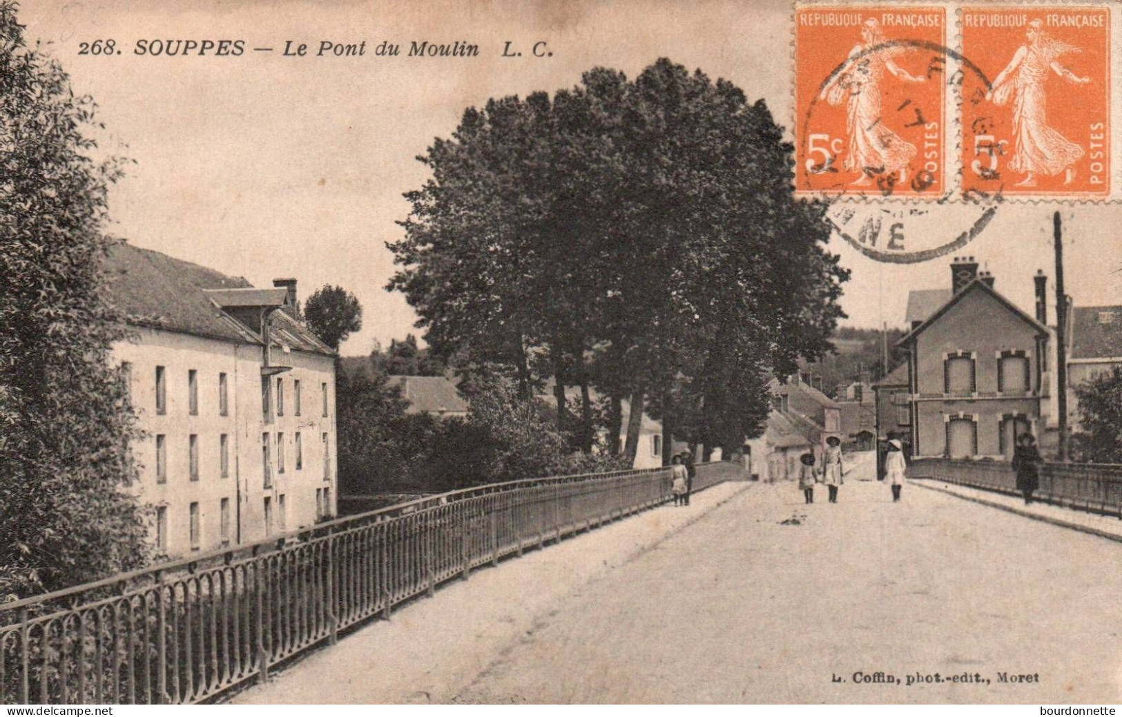 77 - SOUPPES - Le Pont Du Moulin - Souppes Sur Loing