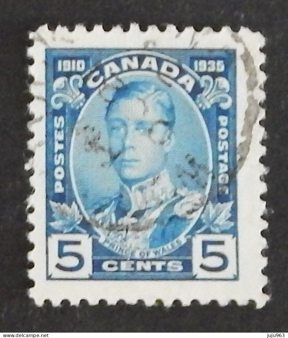 CANADA YT 176 OBLITERE " PRINCE DE GALLES" ANNÉE 1935 - Used Stamps