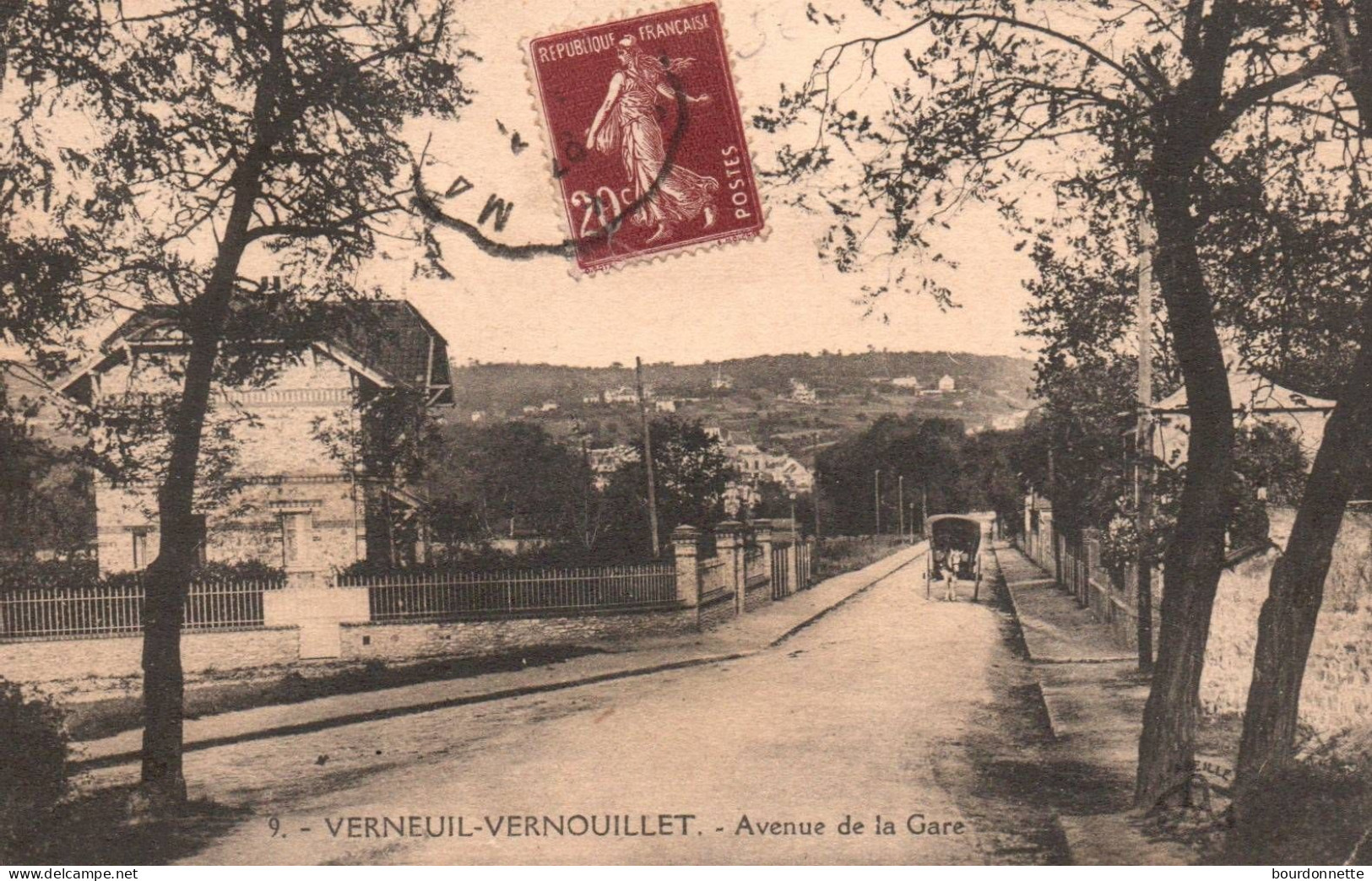 78 VERNEUIL-VERNOUILLET - Avenue De La Gare - Verneuil Sur Seine