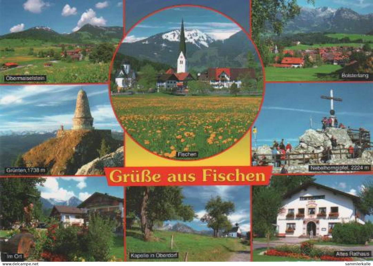 1244 - Fischen - Mit Entschenkopf, Nebelhorn Und Rubihorn - Ca. 2000 - Fischen