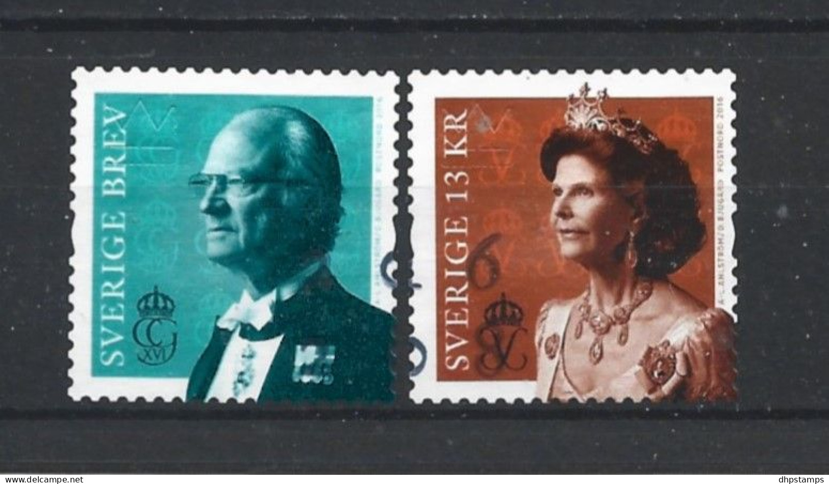 Sweden 2016 King & Queen Y.T. 3109/3110 (0) - Gebruikt