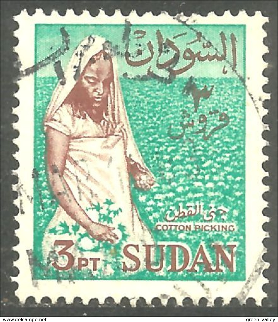 834 Sudan Cueillette Coton Cotton Picking (SUD-34) - Textile