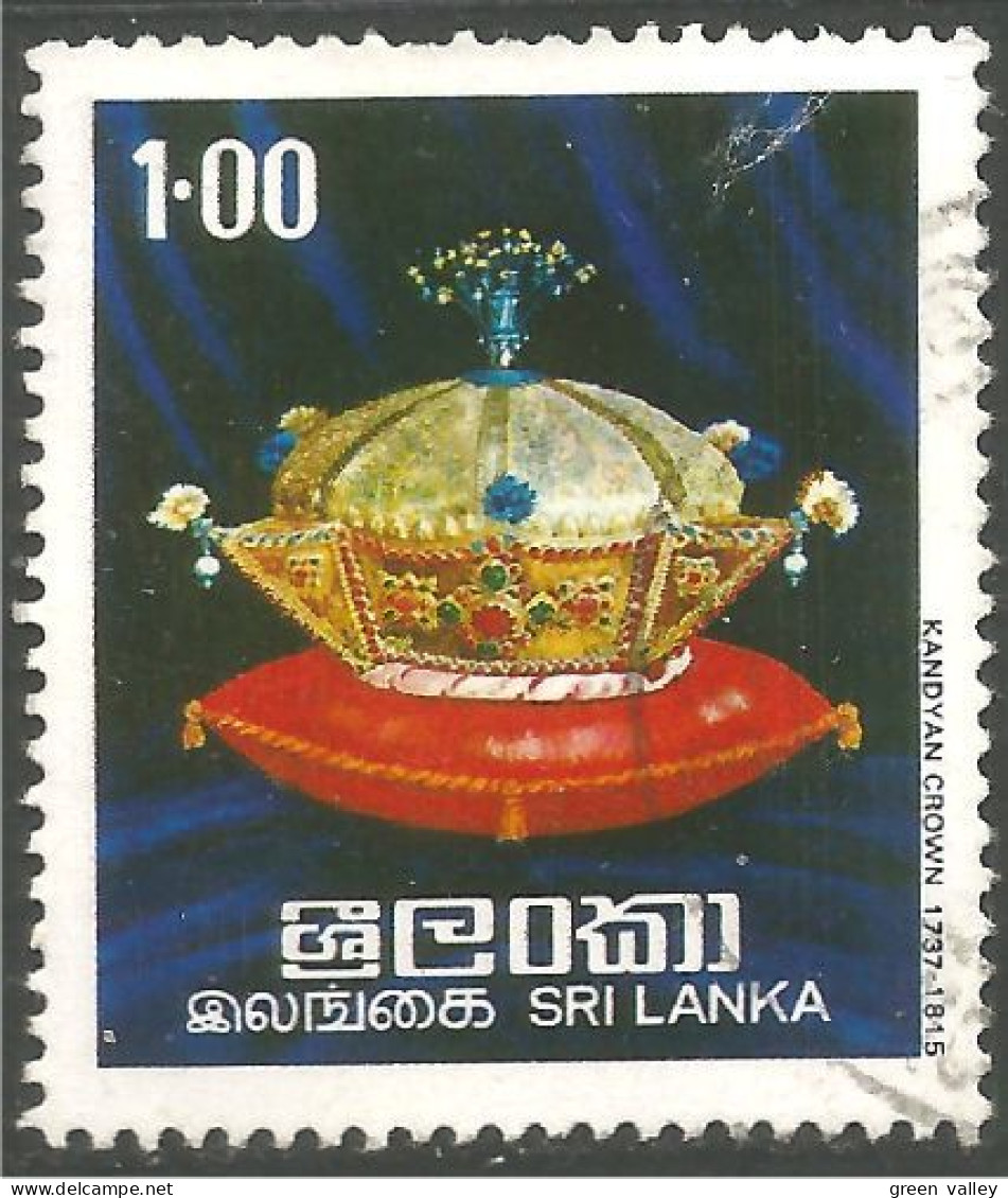 830 Sri Lanka Couronne Kandyan Crown (SRI-20a) - Elefantes