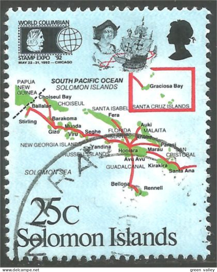 822 Solomon Islands Sealines Domestic Routes (SOL-144) - Andere(Zee)