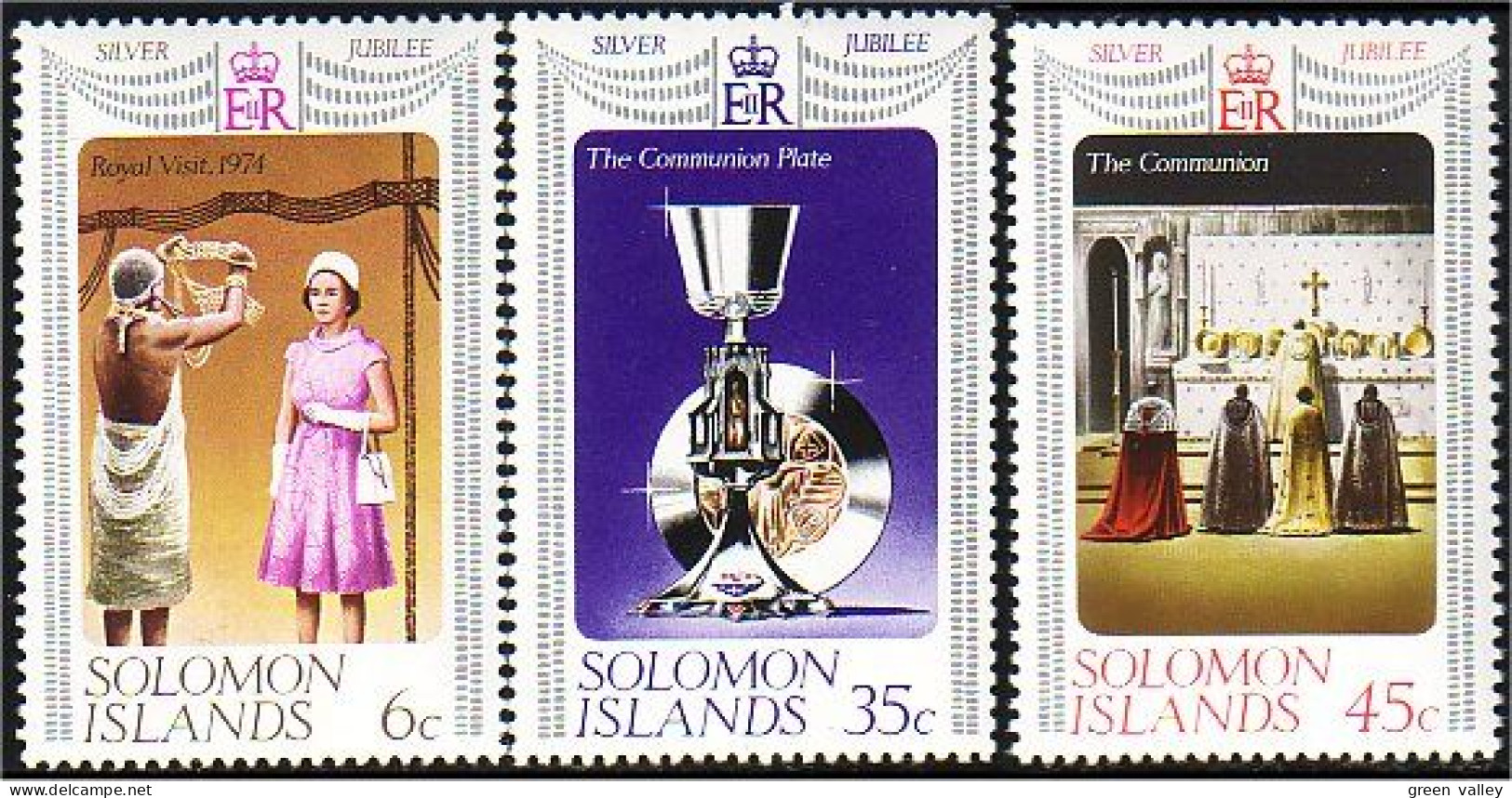 822 Solomon Islands Royal Visit 1974 MNH ** Neuf SC (SOL-7a) - Solomon Islands (1978-...)