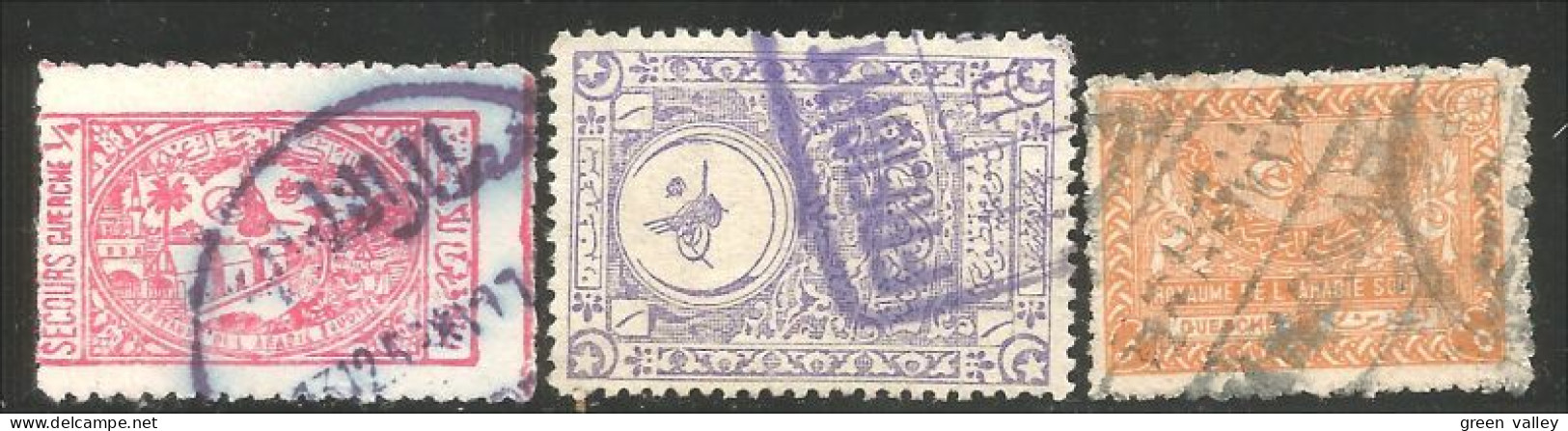 819 South Arabia 3 Different Old Stamps (SOB-7) - Saudi Arabia