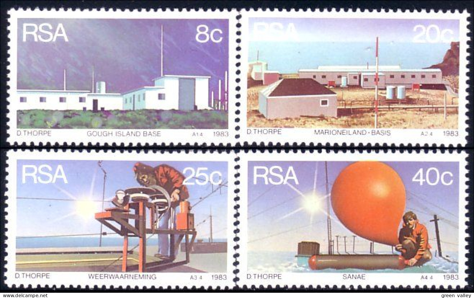 817 South Africa Climate Meteorology Studies MNH ** Neuf SC (RSA-6) - Climate & Meteorology