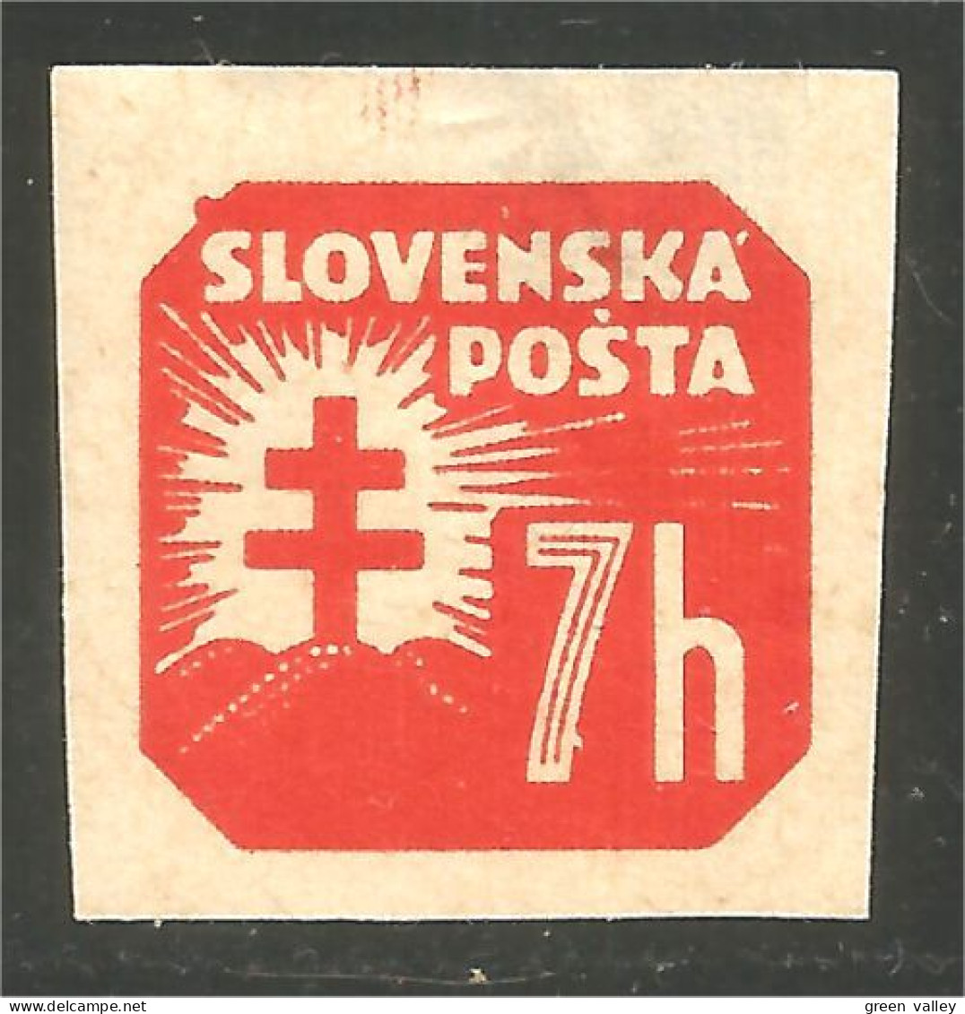 810 Slovensko Slovakia 1939 Newspaper Journaux 7h Orange Armoiries Arms MH * Neuf (SLK-65) - Usati