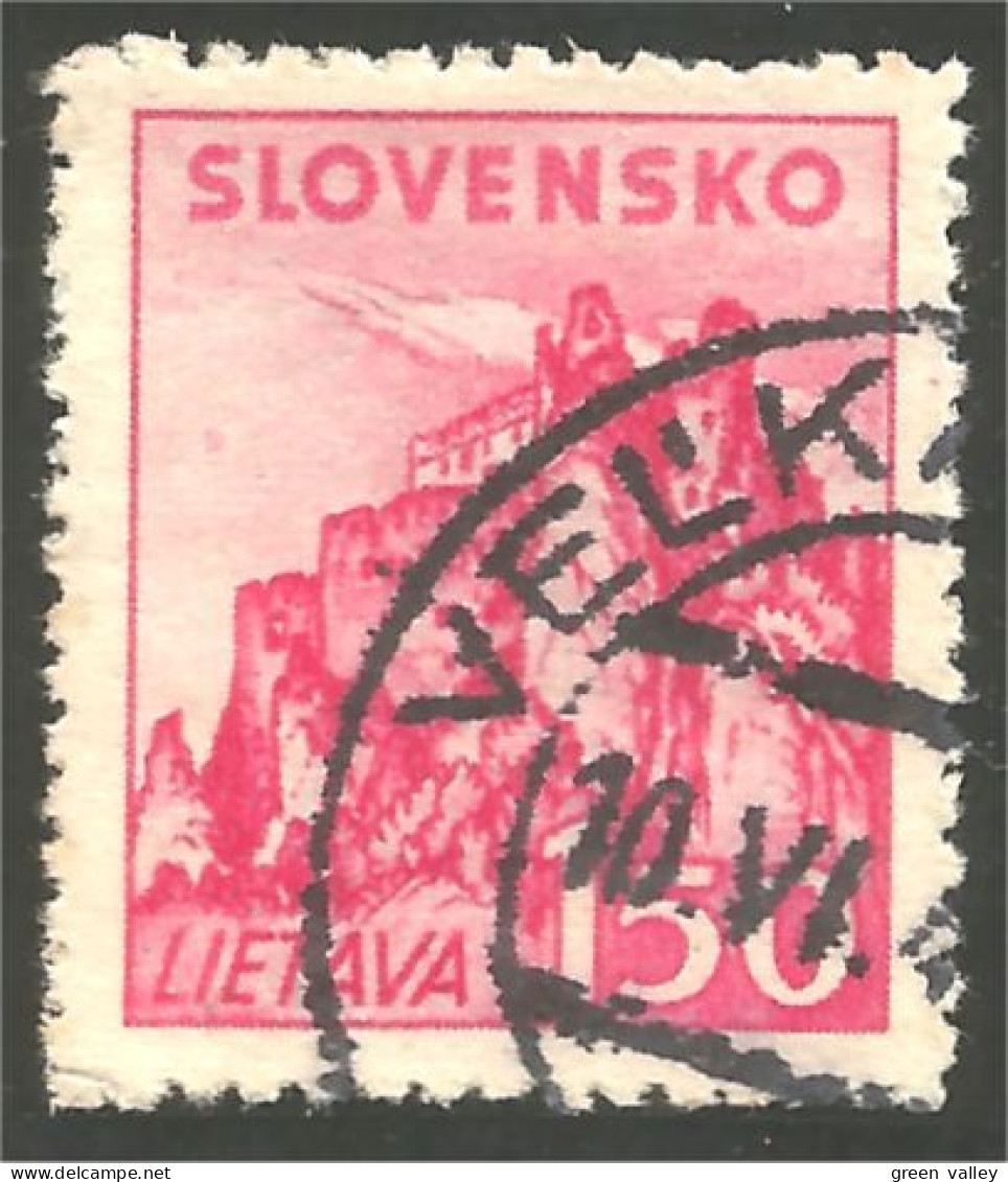 810 Slovensko Slovakia 1941 Lietava (SLK-48) - Gebruikt