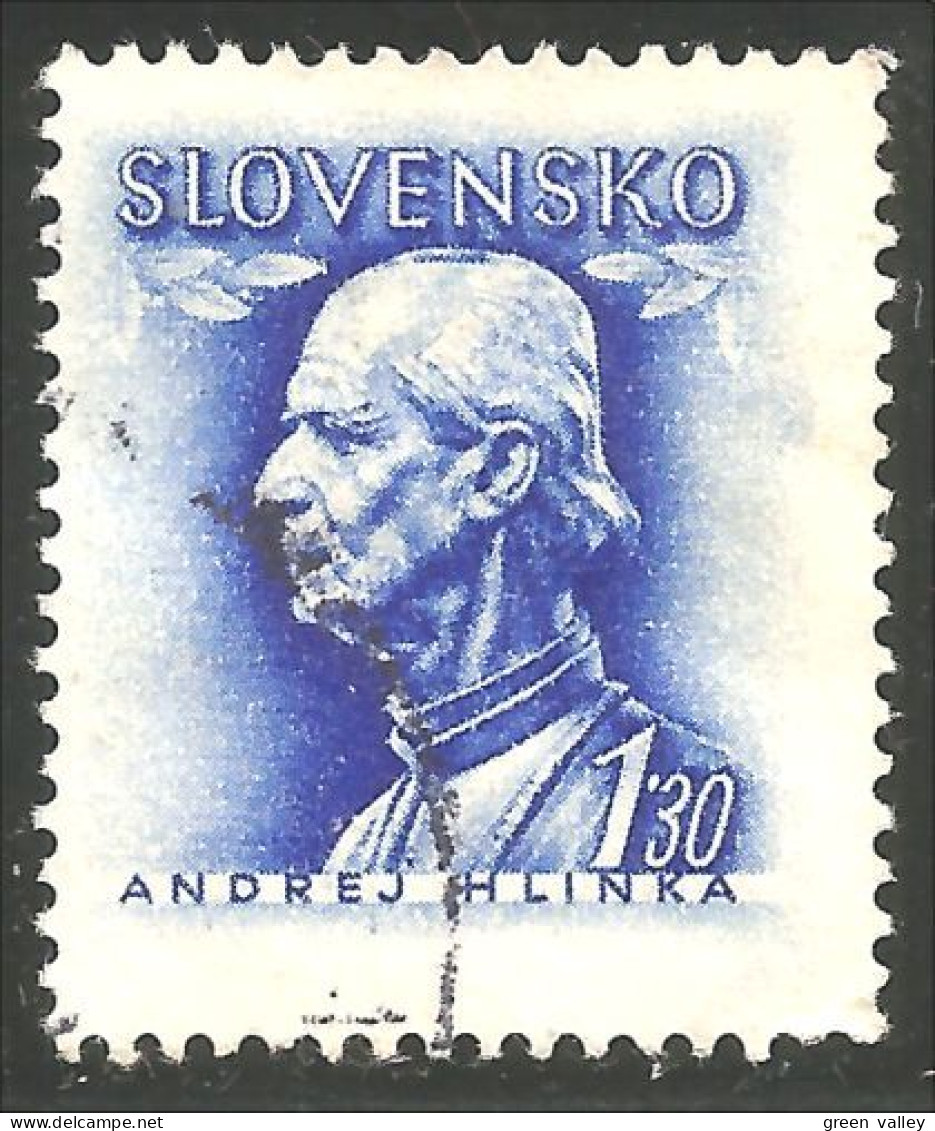 810 Slovensko Slovakia 1943 Andrej Hlinka (SLK-25a) - Oblitérés