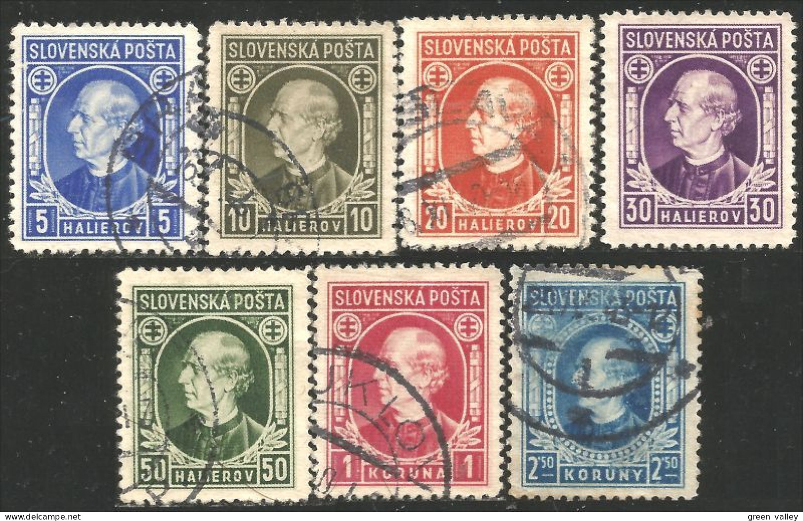 810 Slovensko Slovakia 1939 Andrej Hlinka (SLK-2) - Used Stamps