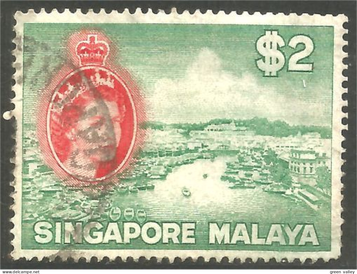 808 Singapore Malaya Elizabeth Port Harbour Hafen Bateau Boat Ship (SIN-24) - Singapore (1959-...)